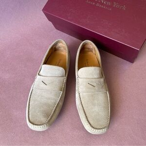 To Boot New York beige suede moccasins